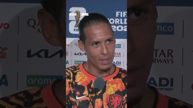 Van Dijk criticizes FIFA hydration rule