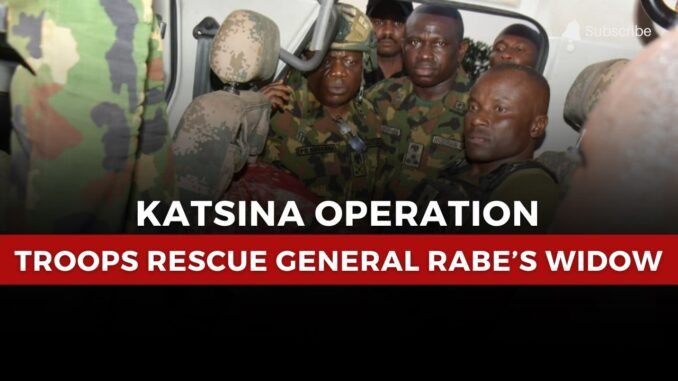 Troops rescue shot widow in Katsina