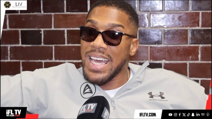 Anthony Joshua supports families after car crash