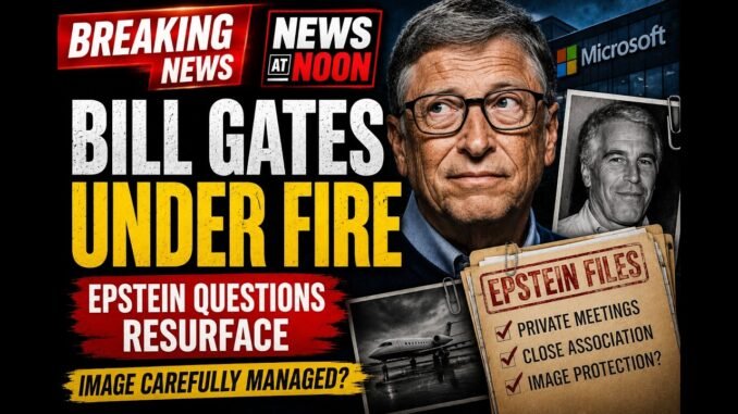 Bill Gates faces scrutiny over Epstein ties