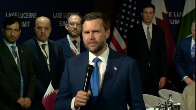 VP Vance announces US-Iran peace breakthrough