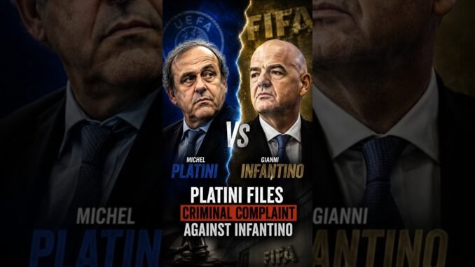 Platini sues FIFA and Infantino over corruption scandal