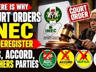 Court ruling deregistering five political parties