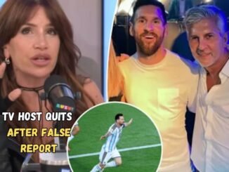 TV Host Quits Over False Messi's Father Report