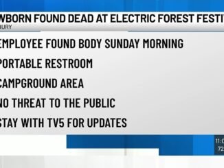 Newborn Abandoned in Festival Campground