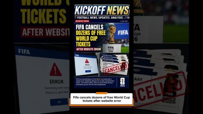 Glitch gives fans free World Cup tickets