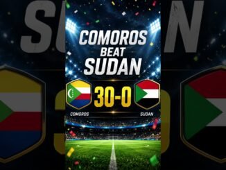 Comoros women smash Sudan 30-0