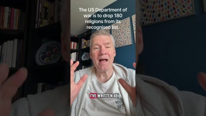 US military drops 180 official religions