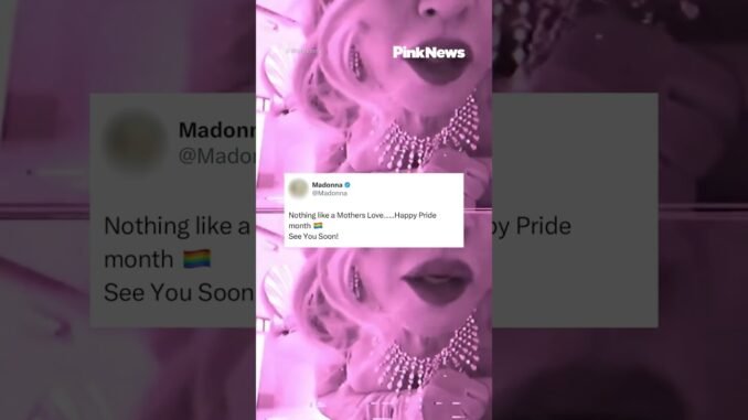 Madonna Stirs Buzz with New Pride Month