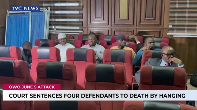 Four Sentenced to Death Over Church Attack