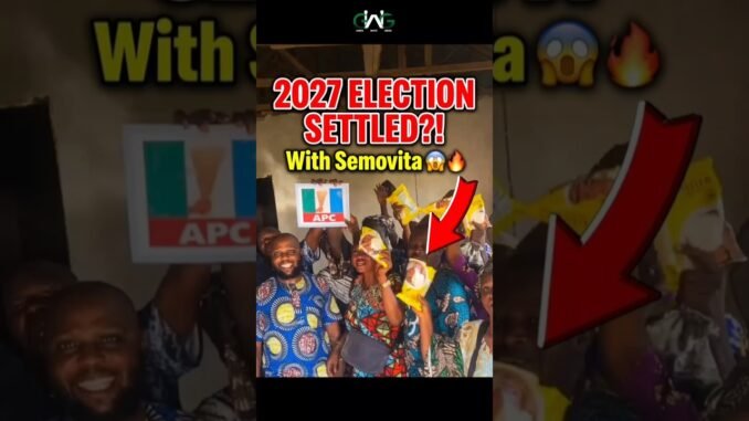 Oyo residents gifted semovita support APC