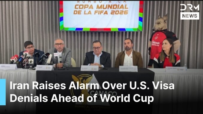 US denies visas to Iranian officials before 2026 World Cup