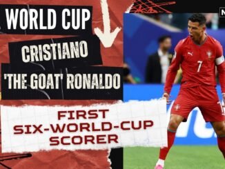 Ronaldo scores in six FIFA World Cup tournaments