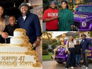 Olakunle Churchill celebrates Tonto Dikeh's birthday