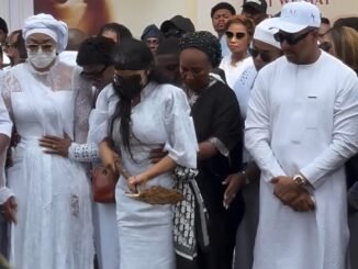 Alexx Ekubo laid to rest in Arochukwu