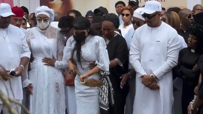 Alexx Ekubo laid to rest in Arochukwu