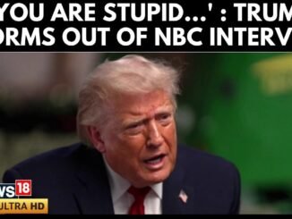Trump Walks Out on NBC After Heated Election