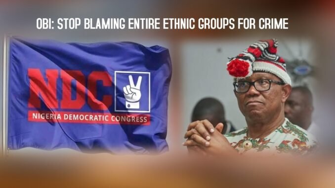 Obi Takes a Stand Against Profiling of Fulani People