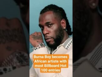 Burna Boy sets historic billboard record