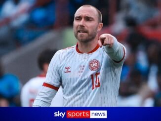 Christian Eriksen collapses during live match against Ukraine
