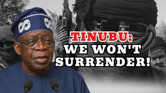 Tinubu Vows Nigeria Will Never Bow to Terror