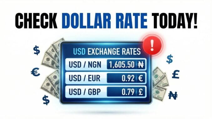 Naira Holds Steady Against Dollar in Today's Exchange