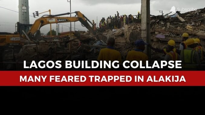 Building collapses in Alakija, Lagos
