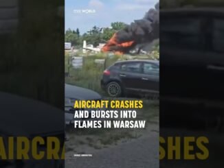Tragic fireball plane crash in Warsaw