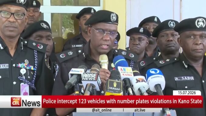 Kano Police arrest 123 fraudulent motorists
