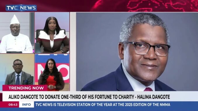Dangote pledges one-third wealth to charity