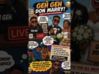 Men's Coach Gehgeh Breaks Silence Over Wedding