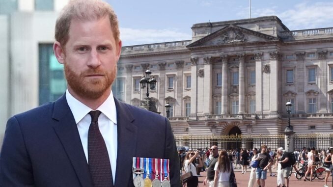 Prince Harry blocked from Buckingham Palace