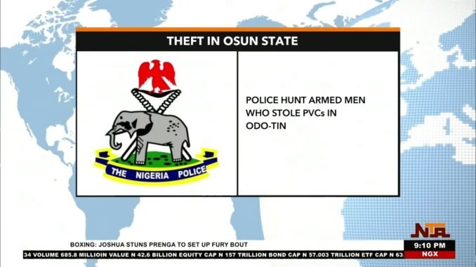 Hoodlums Steal PVCs in Osun State