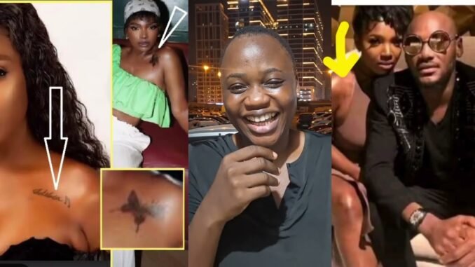 Annie Idibia replaces 2Baba tattoo with butterfly