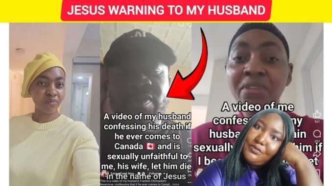 "If I Cheat, Let Me Die" — Man's Vow to Wife