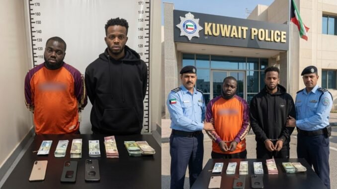 Two Nigerians jailed for robbery in Kuwait