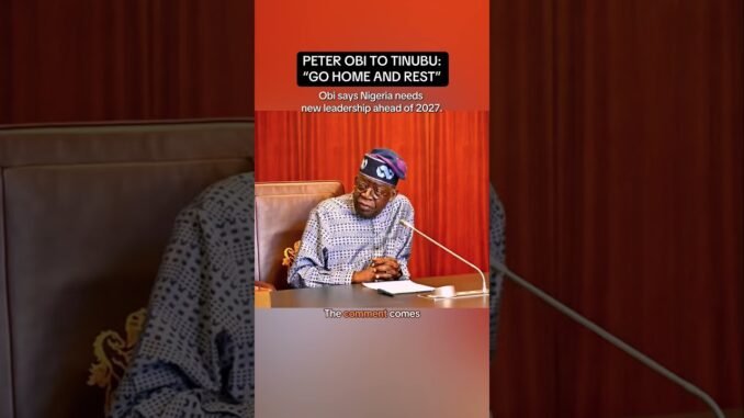 Peter Obi Sends Message to Tinubu Over Leadership