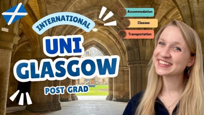 University of Glasgow campus view