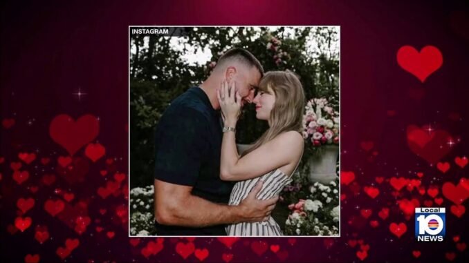 Taylor Swift with Travis Kelce
