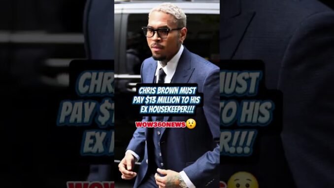 Chris Brown faces $13m payout