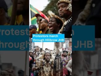 Anti-immigrant protest in Germiston