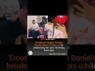 Regina Daniels celebrates sons