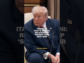 Meloni reacts to Trump attack