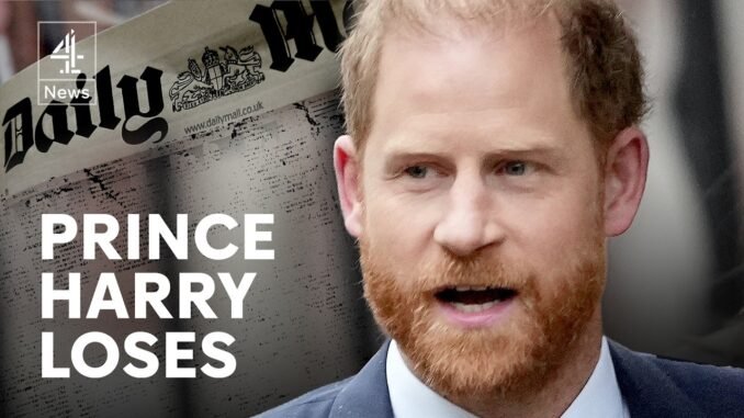 Harry loses lawsuit in UK court