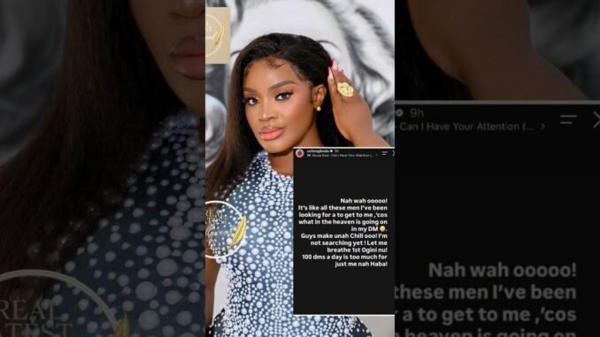 Uche Ogbodo shares DM story