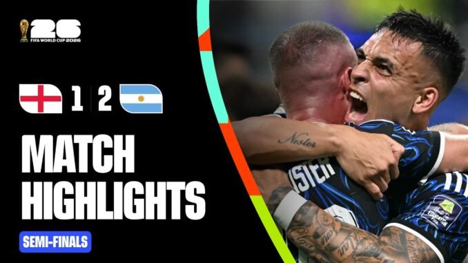 Argentina beats England 2-1