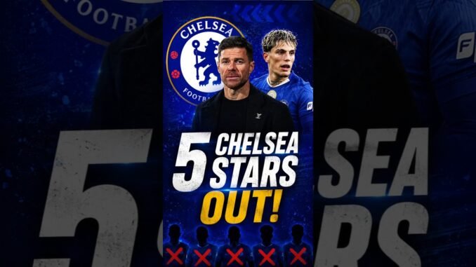 Xabi Alonso Axes Five Chelsea Players