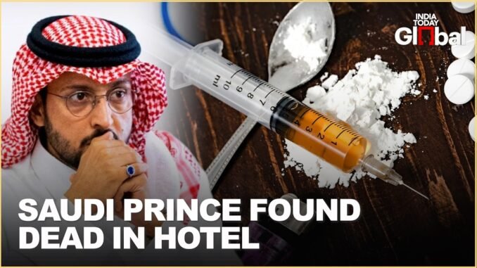 Saudi royal found dead in hotel