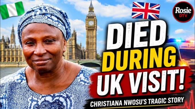 igerian woman during UK visit