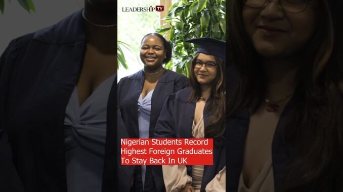 Nigerian graduates remain in UK
